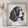 Creative Dog Drawing In SVG For Free Download