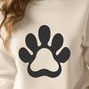 Free Unique Paw Print Image DXF - Commercial Use