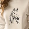 Unique Horse In DXF Free Commercial Use Download