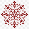 Unique Snowflake In PNG Format