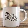 Cute Sea Turtle Illustration