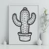 Free Unique Cactus Clipart SVG - Commercial Use