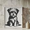 Morkie Vector Art In SVG, PNG, PDF And DXF File Formats