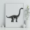 Artistic Dino - Laser Cutter DXF