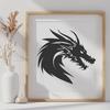 Unique Dragon Decal PNG - Free Download