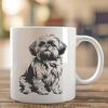 Artistic Sitting Shih Tzu Artwork