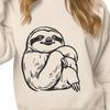 Free Unique Sloth Vector Drawing PDF - Commercial Use