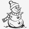 Artistic Snow Vector Drawing - Free PDF