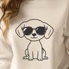 Free Dog Wearing Sunglasses - Free PDF Download