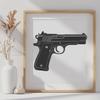 Unique Pistol SVG - Free Commercial Use Download