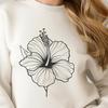 Floral Plant - Laser Engraver DXF