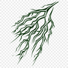 A stylized illustration of lightning bolts in motion, ideal for weather-themed designs and projects.