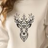 Unique Deer In DXF Free Commercial Use Download