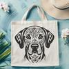 Free Unique Labrador Retriever Vector Drawing PNG - Commercial Use