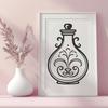 Stunning Potion Bottle In SVG