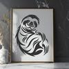 Free Artistic Sloth - Free PNG Download, Commercial Use