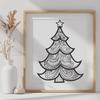 Creative Christmas Tree SVG - For Glowforge Project