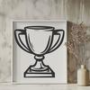 Beautiful Trophy DXF - Free Commercial Use Download