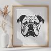 Dog Vector Drawing In PDF File Format For Free Download