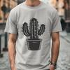 Creative Cactus In DXF