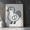 Cute Turkey In PNG & SVG