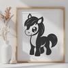 Free Downloadable SVG Clip Art Horse Design SVG illustration of a horse in vector format.