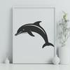 Creative Dolphin In SVG & PNG