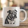 Unique Bulldog In DXF