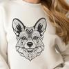 Beautiful Corgi In DXF