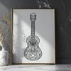 Beautiful Guitar - Procreate PNG Free Download