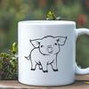 Standing Piglet PDFs - Free Commercial Use