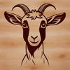 An illustration of a goat, suitable for vector art projects in various formats.