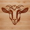 A high-quality vector illustration of a goat, suitable for commercial or personal projects.