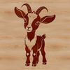 Vector Goat Illustrations Free to Download A stylized illustration of a goat in various poses and expressions.