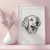 Artistic Dog PDF - For Glowforge Project