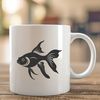 Fin-tastic Goldfish Design A digital illustration of a goldfish, suitable for various design applications.