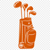 Beautiful Golf Bag PNG