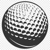 Unique Golf Ball Digital Drawing - Free SVG