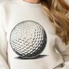 Artistic Golf Ball In DXF Free Commercial Use Download