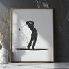 Creative Golfer In SVG Free Commercial Use Download