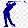 Free Unique Golfer Vector Art SVG - Commercial Use