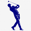 Free Golfer SVG, PNG, PDF And DXF Files