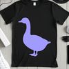 An illustration of a goose, suitable for vector graphics and cutting machine designs.