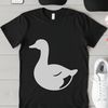 A detailed illustration of a goose in a clean vector style.
