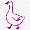 A realistic illustration of a goose in vector format for various applications.