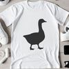 An SVG silhouette of a Bird, featuring the distinctive characteristics of a Goose.
