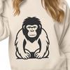 Beautiful Gorilla In PNG & SVG