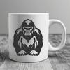 Beautiful Gorilla SVG, PNG, PDF And DXF Files