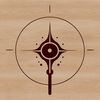 Magical Symbol Art in Gothic Style Illustration of a Witchcraft symbol featuring occult elements in a gothic style