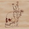 Gothic Floral Magic A detailed illustration of witchcraft featuring floral elements and a gothic-style skull.